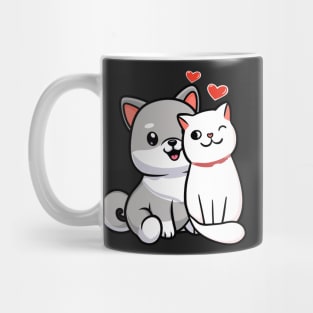 Cat And Dog Naptime Is My Happy Hour Mug